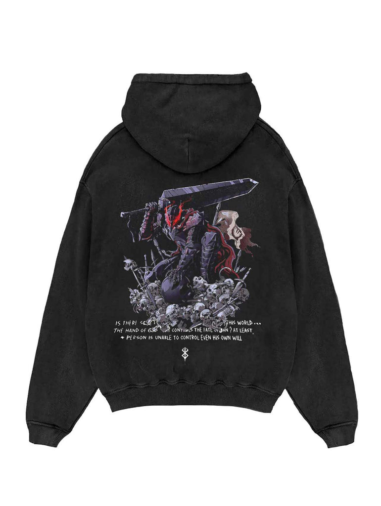 Guts Armour Embroidered Vintage Hoodie