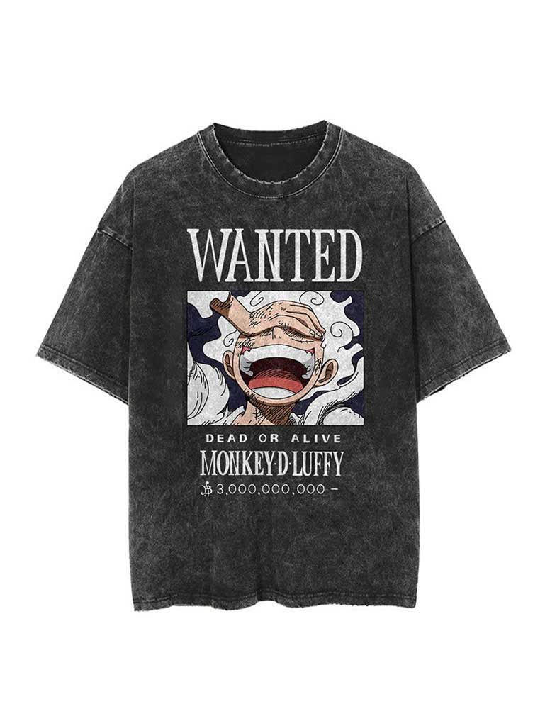 [TRZN] Luffy 'Wanted' Vintage Tee