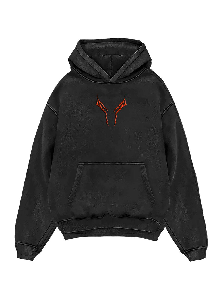 Guts Armour Embroidered Vintage Hoodie