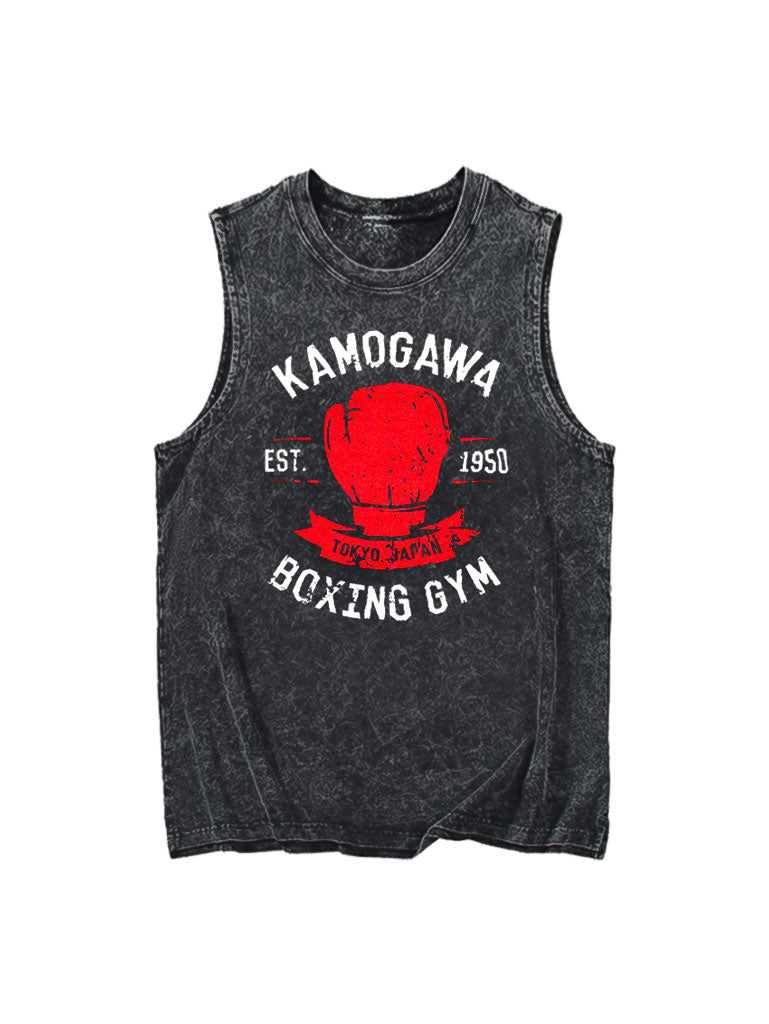[TRZN] Kamogawa Gym Vintage Tank Top