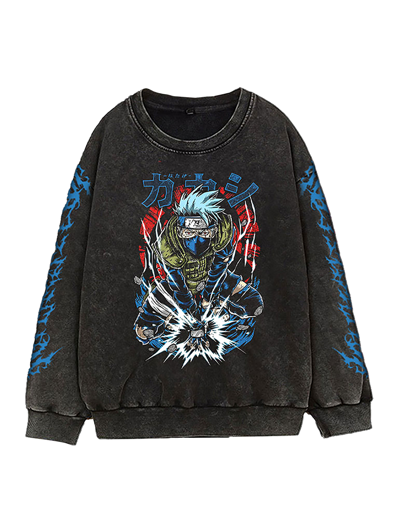 [TRZN] Kakashi Vintage Sweatshirt