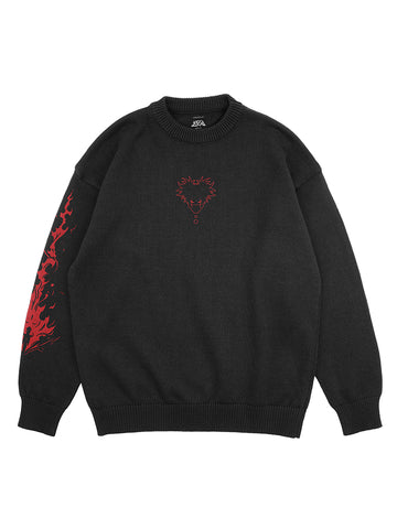 Choso Piercing Blood Knitted Sweater