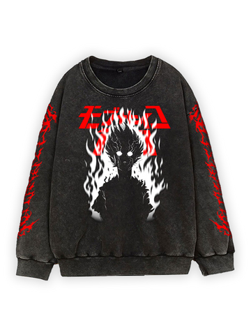 [TRZN] Mob Psycho Vintage Sweatshirt