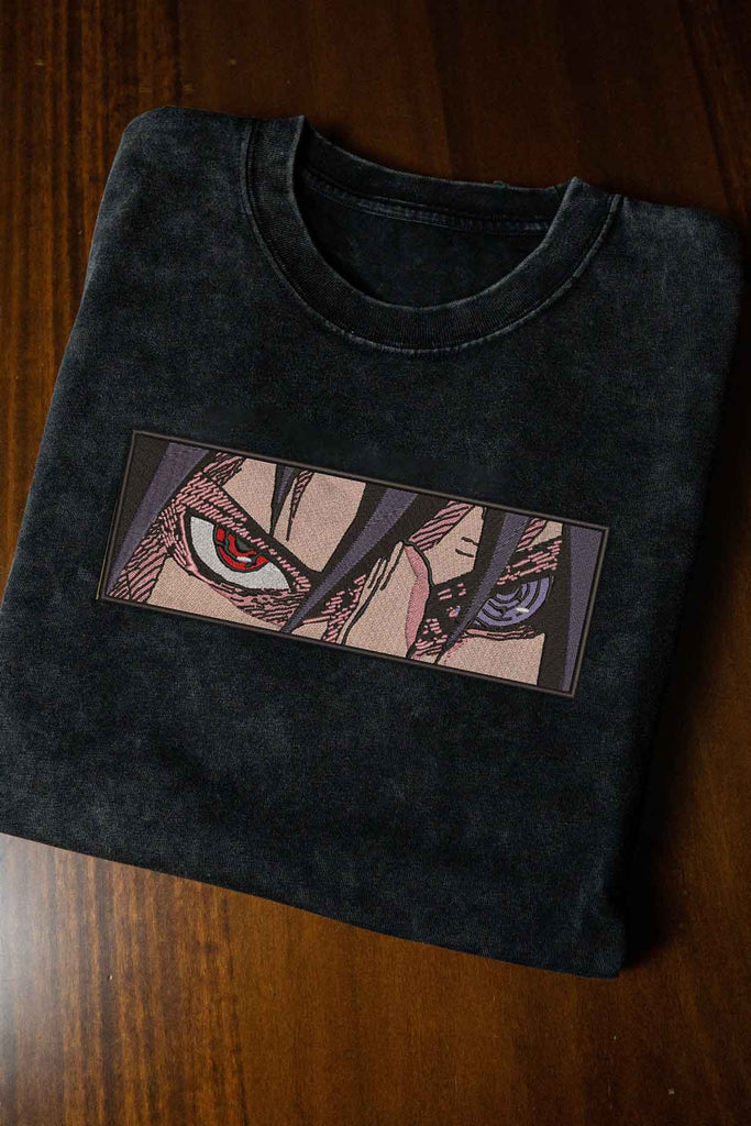 [TRZN] Sasuke Eyes Embroidery Tee